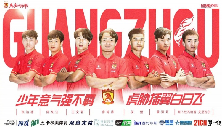  廣州隊球員王文軒轉(zhuǎn)會重慶銅梁龍，今年25歲，司職中衛(wèi) ???