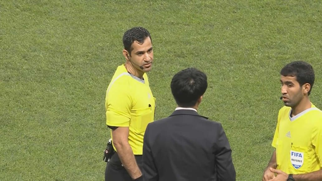 賈西姆執(zhí)法亞冠海港客戰(zhàn)神戶勝利船，此前主哨國足0-7日本