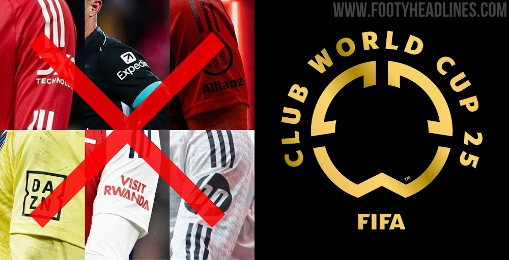  FIFA不允許世俱杯球隊(duì)有袖標(biāo)贊助，需貼上世俱杯徽標(biāo)
