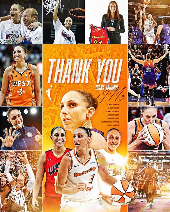  傳奇落幕！WNBA巨星陶樂西宣布退役 結(jié)束20年職業(yè)生涯