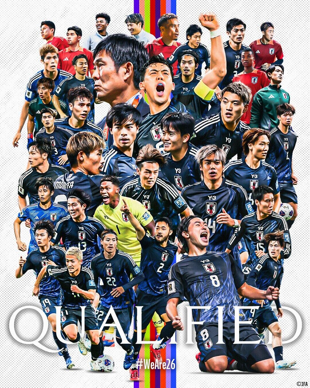  斷層領(lǐng)先！日本7輪6勝1平提前晉級世界杯，全球除東道主外首隊！