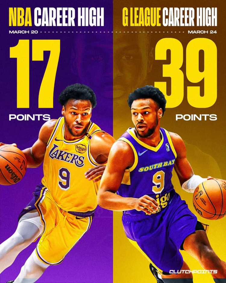  在進步！布朗尼一周內(nèi)先后創(chuàng)下個人NBA和G聯(lián)盟單場得分新紀錄