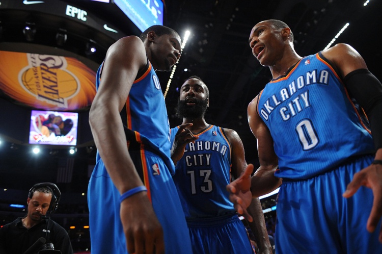  雷霆三少得分全部進(jìn)入歷史前20！他們是NBA歷史最大的如果嗎？