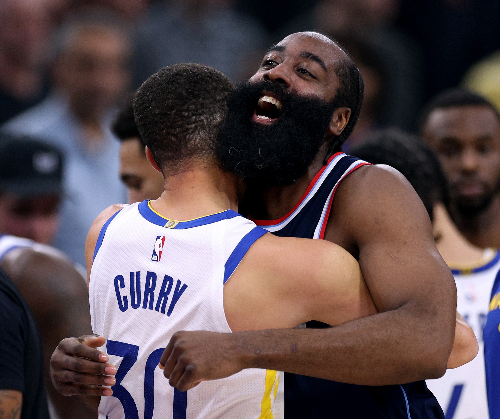  諸神黃昏！庫(kù)里哈登先后50+ NBA歷史首次兩名35歲以上球員轟50+！