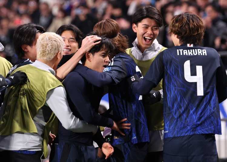  日本隊22名旅歐球員中15人來自五大聯(lián)賽，是22年3月出線時的兩倍